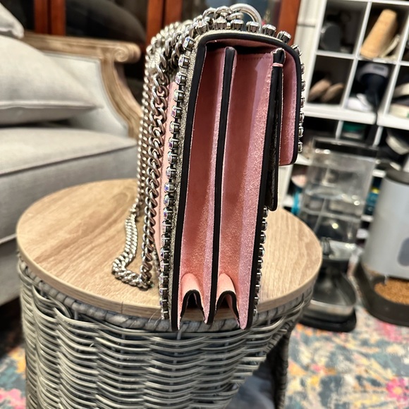 Gucci Dionysus GG Canvas Chain Shoulder Bag with Crystals - Picture 2 of 6